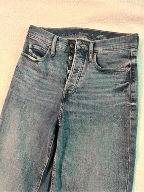 Old Navy TALL High-Rise Blue Button-Fly Jeans